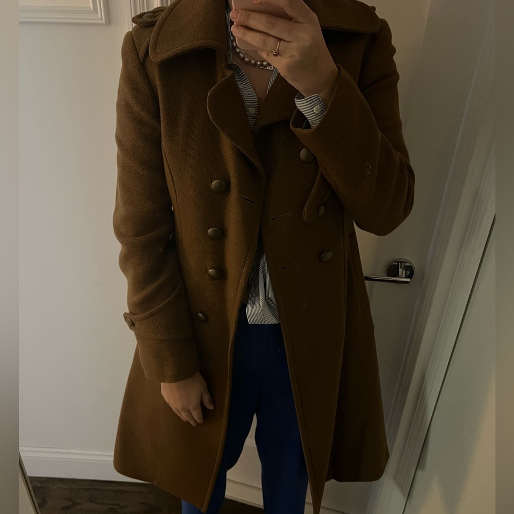 BROWN JUNGAL COAT- SIZE 8